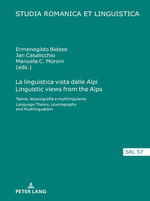 cover image of La linguistica vista dalle Alpi Linguistic views from the Alps